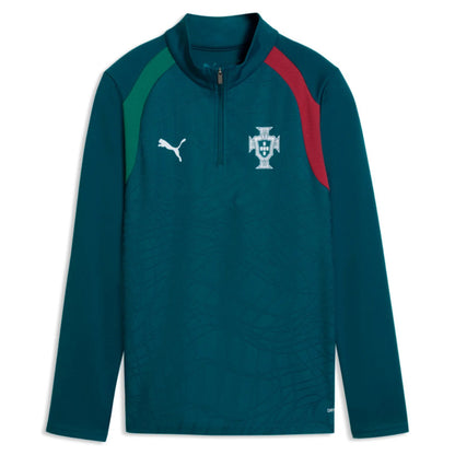 2026-2027 Portugal Training 1/4 Zip Top (Ocean Tropic) - Kids_1