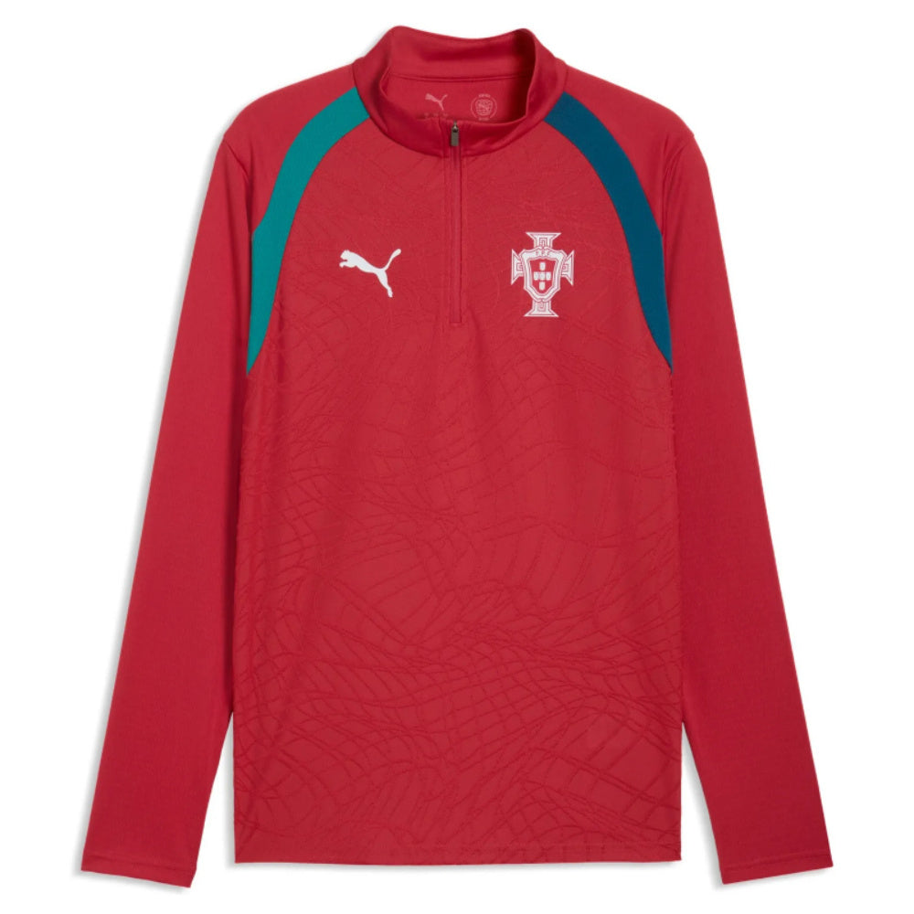 2026-2027 Portugal Training 1/4 Zip Top (Red)_1