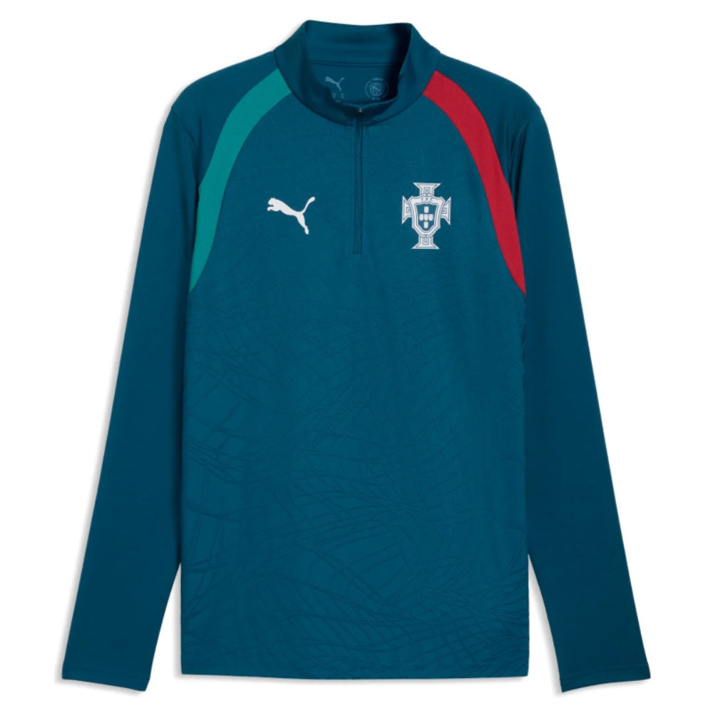 2026-2027 Portugal Training 1/4 Zip Top (Ocean Tropic)_1