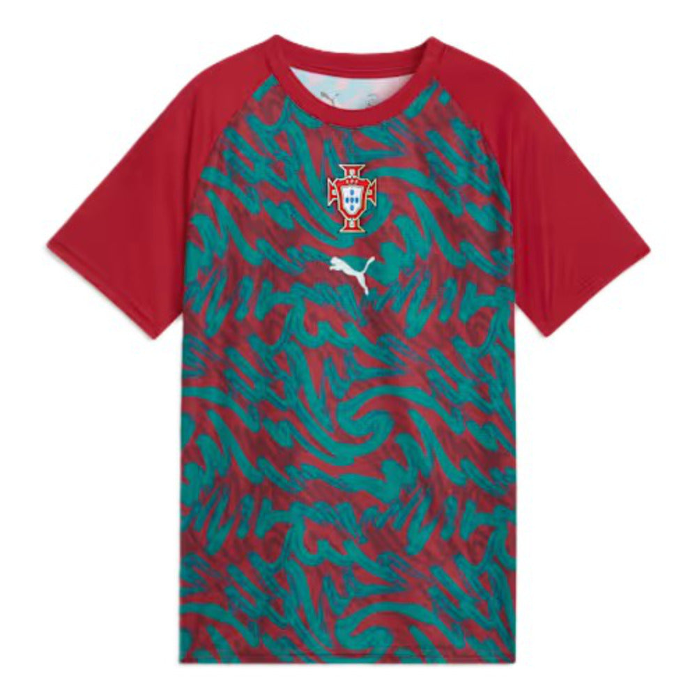 2026-2027 Portugal Warm Up Jersey (Red) - Kids_1