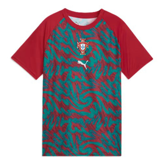 2026-2027 Portugal Warm Up Jersey (Red) - Kids_1