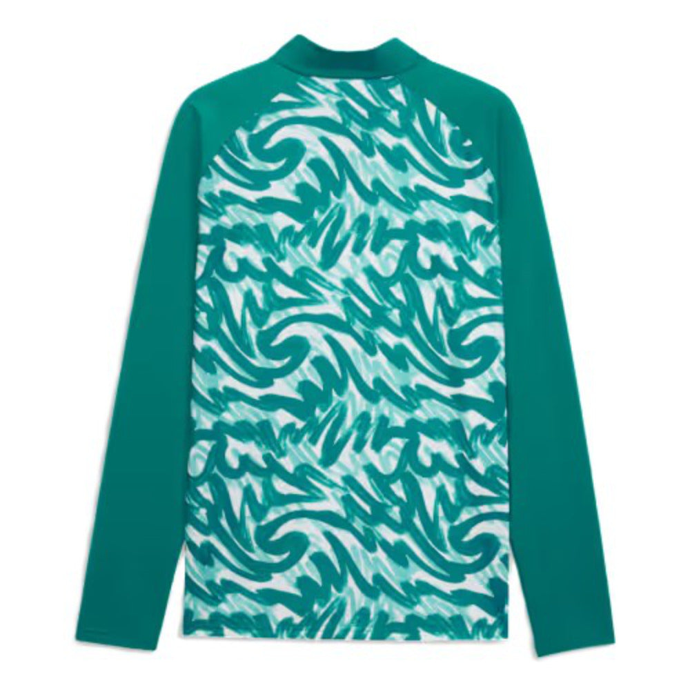 2026-2027 Portugal Warm Up 1/4 Zip Top (Green)_1