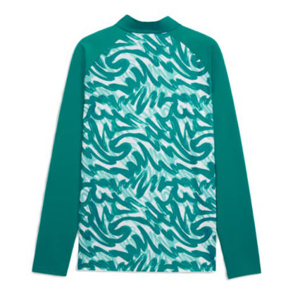 2026-2027 Portugal Warm Up 1/4 Zip Top (Green)_1
