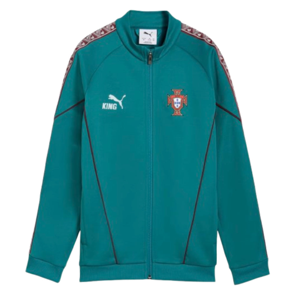 2026-2027 Portugal KING Anthem Jacket (Green) - Kids_1