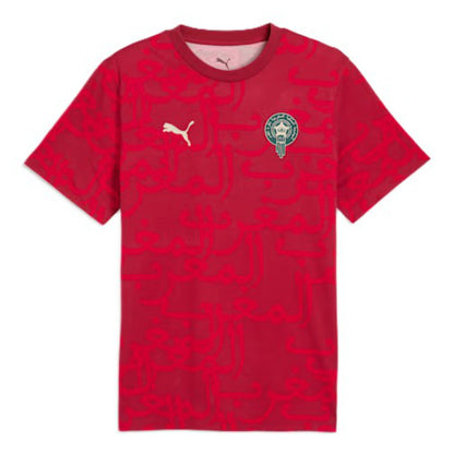 2026-2027 Morocco FtblCulture Tee AOP (Dark Crimson)_1