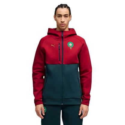 2026-2027 Morocco PumaTECH FZ Hoody (Dark Crimson)_2