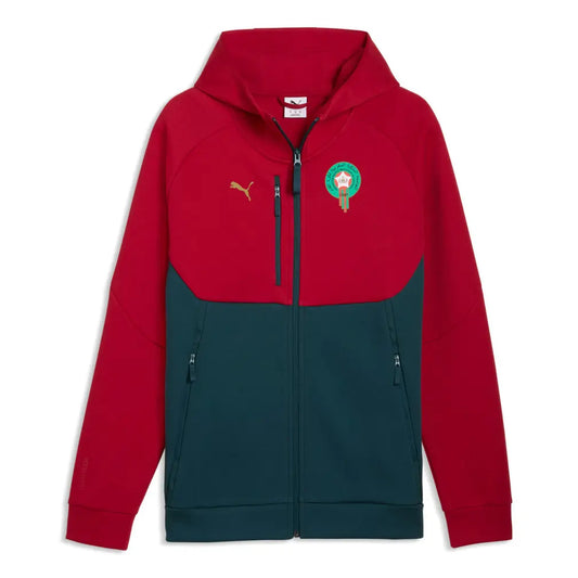 2026-2027 Morocco PumaTECH FZ Hoody (Dark Crimson)_2