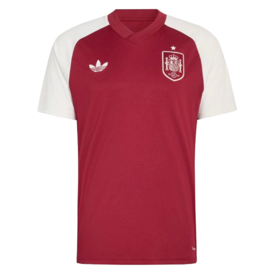 2026-2027 Spain Away Pre-Match Shirt (Burgundy)_1