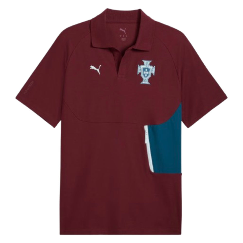 2026-2027 Portugal PumaTECH Polo Shirt (Ruby)_1
