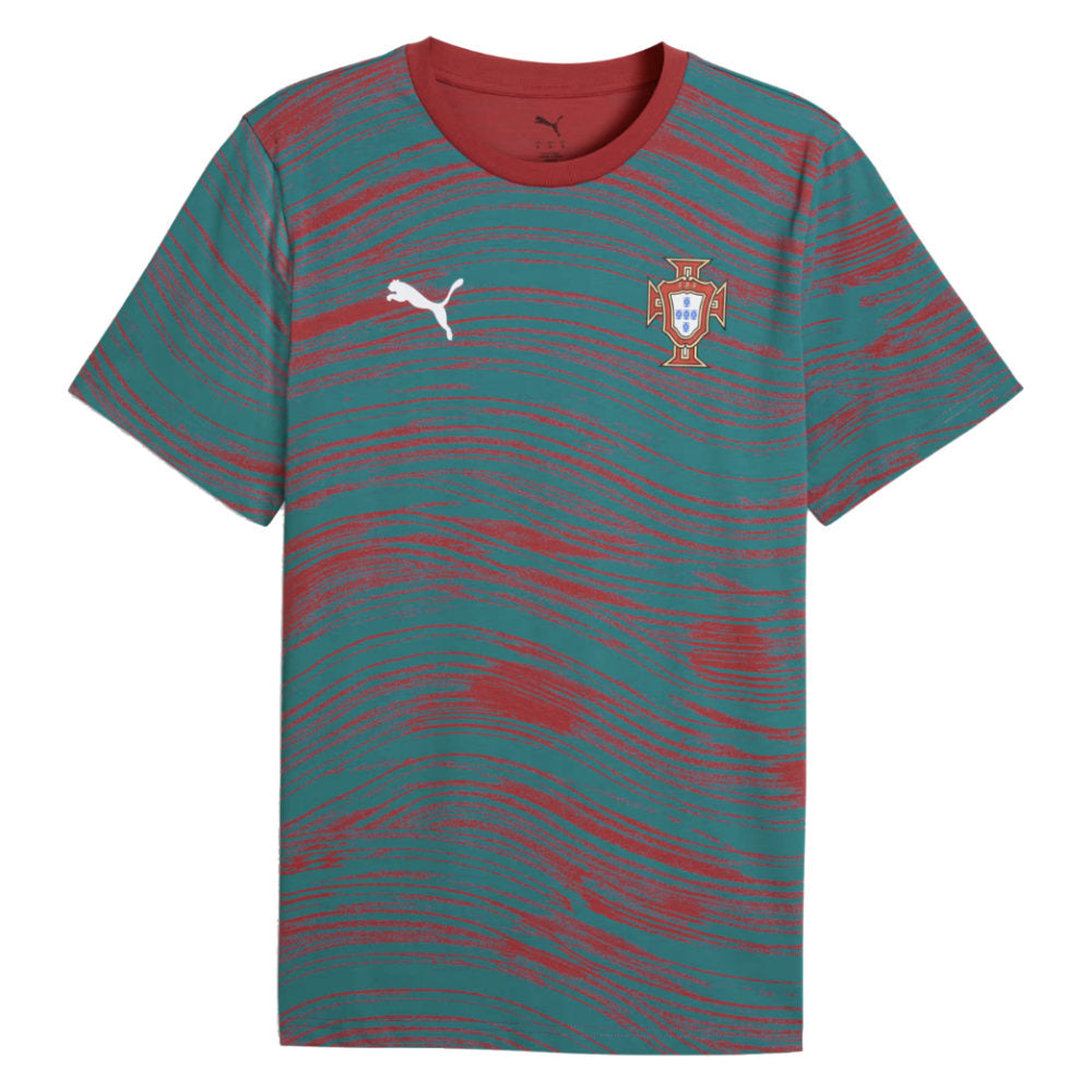 2026-2027 Portugal FtblCulture Tee AOP (Red)_1