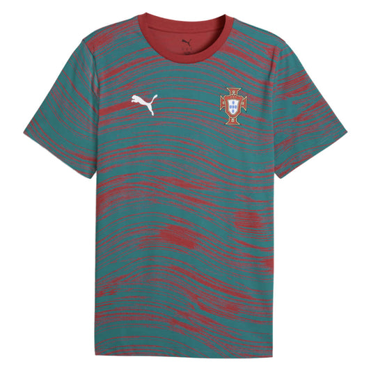 2026-2027 Portugal FtblCulture Tee AOP (Red)_1