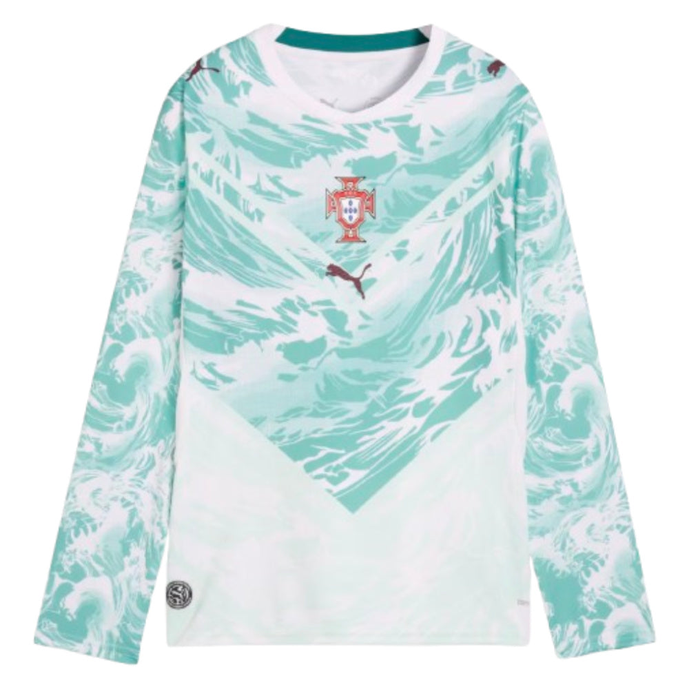 2026-2027 Portugal Long Sleeve Away Shirt (Kids) (Ronaldo 7)_3