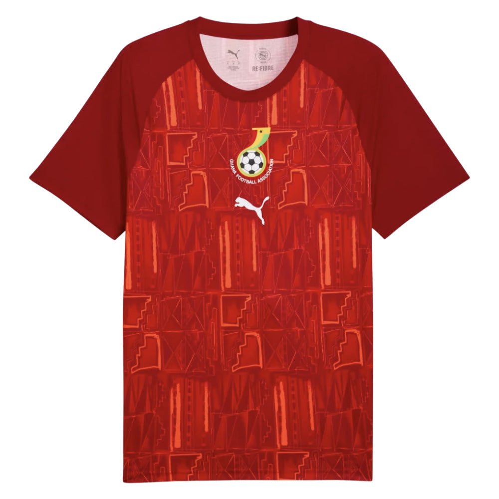 2026-2027 Ghana Warm Up Jersey (Dark Crimson)_1