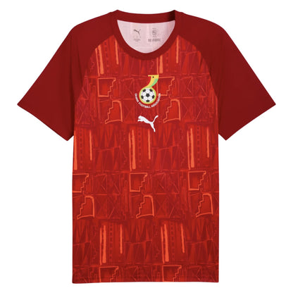 2026-2027 Ghana Warm Up Jersey (Dark Crimson)_1