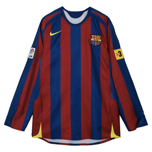 2005-2006 Barcelona T90 Reissue LS Home Shirt_2