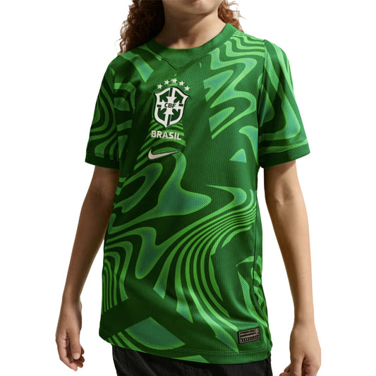 2026-2027 Brazil Goalkeeper Shirt (Green) - Kids_1