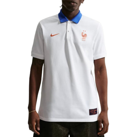 2026-2027 France The Nike Football Polo Shirt (White)_1