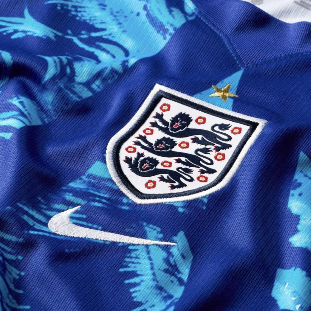2026-2027 England Home Goalkeeper Shirt (Blue) - Kids_2