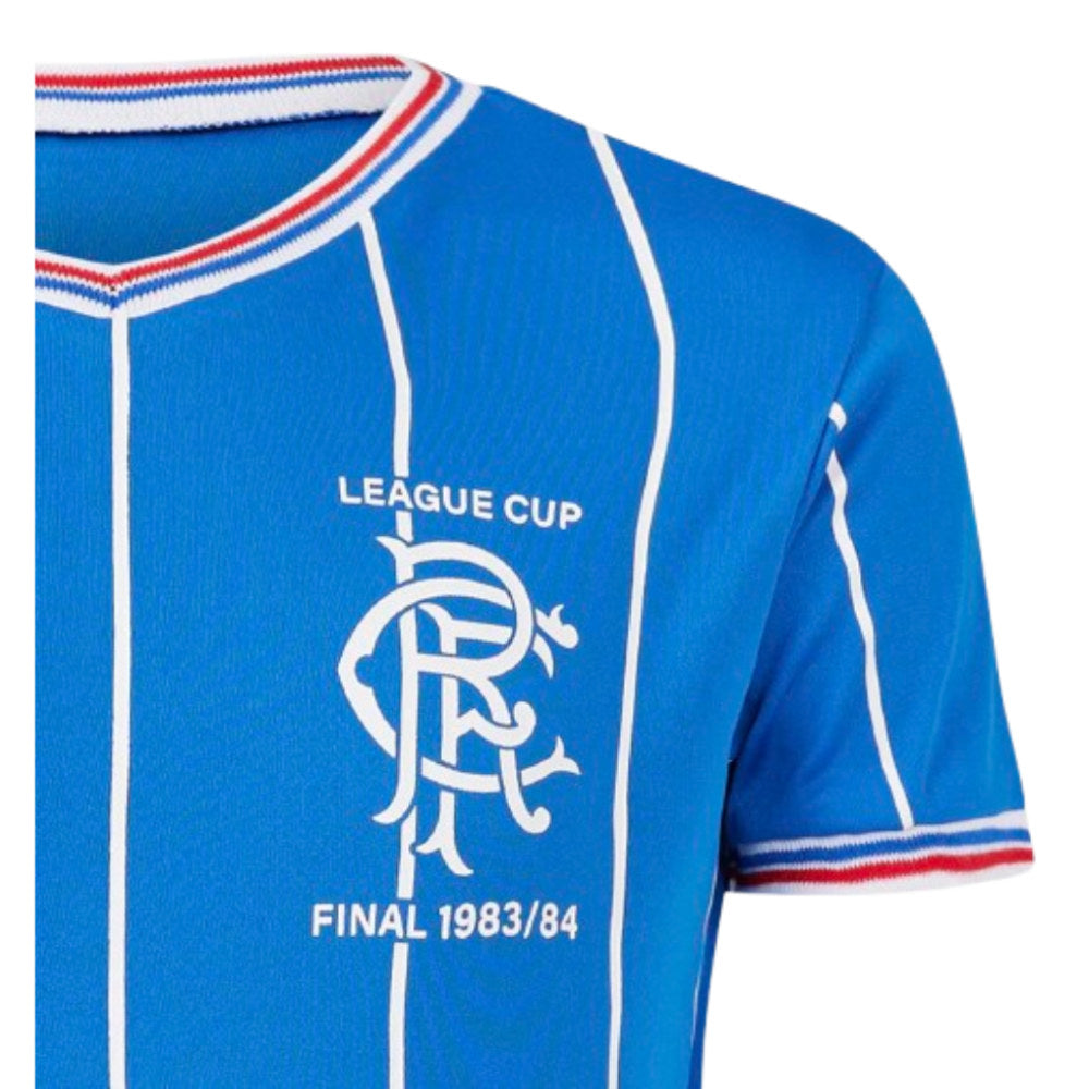 1983-1984 Rangers League Cup Final Home Shirt - Kids_1