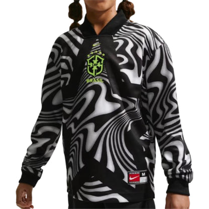 2026-2027 Brazil Hollywood Goalkeeper Shirt (Black) - Kids_3