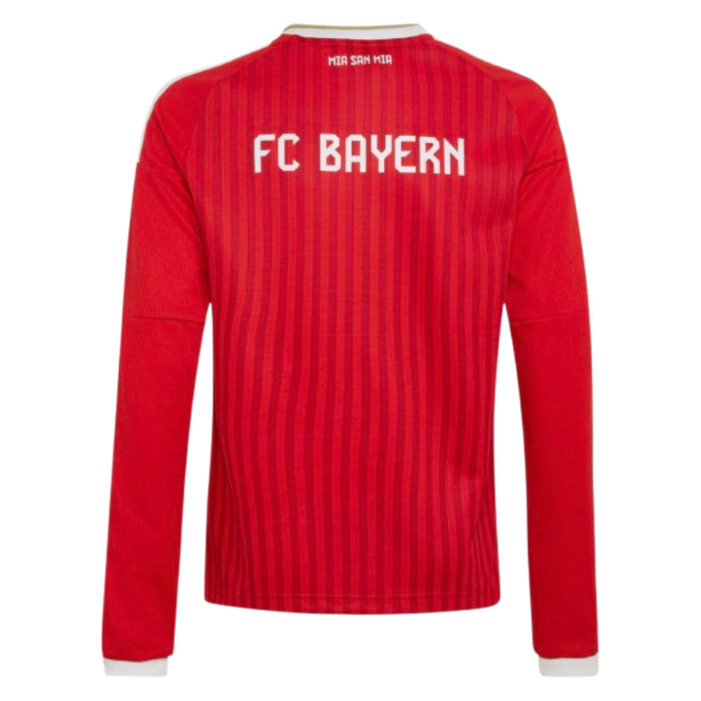 2026-2027 Bayern Munich Long Sleeve Home Shirt (Kids)_2