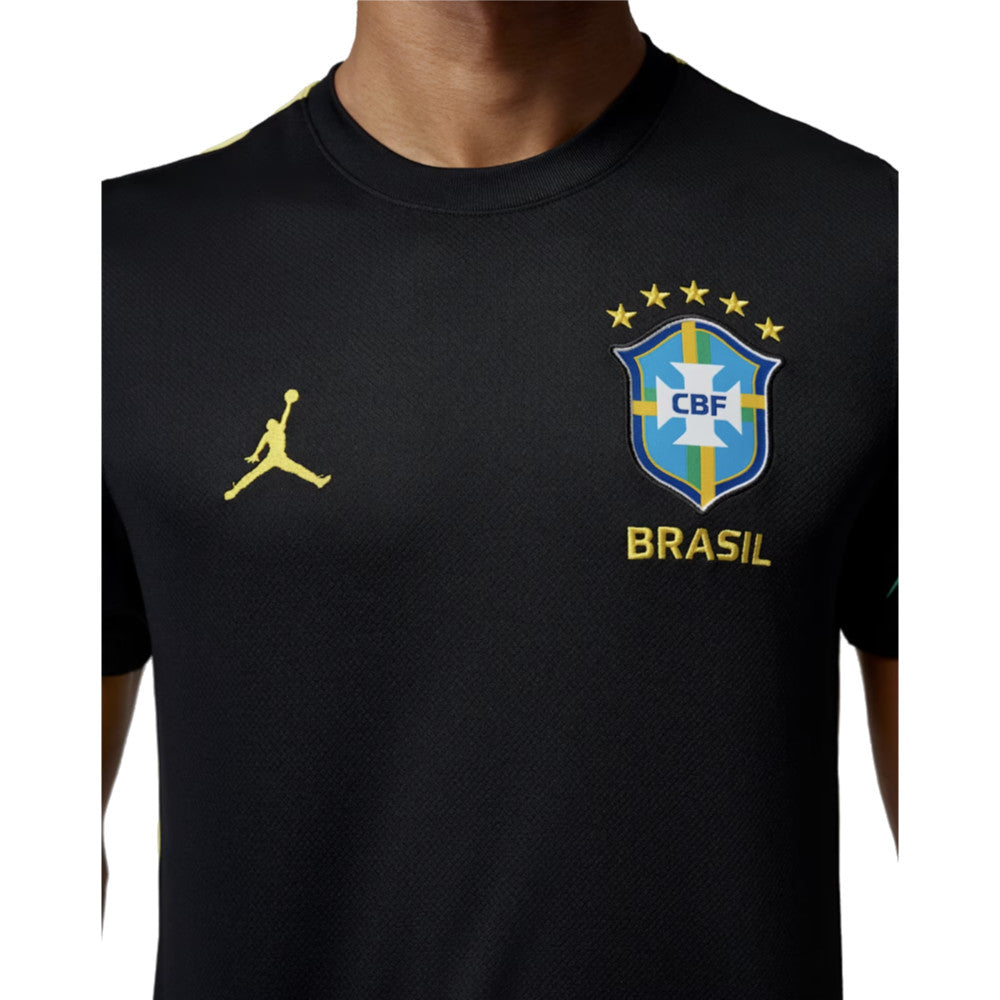 2026-2027 Brazil Strike Jordan Dri-FIT Training Shirt (Black)_3