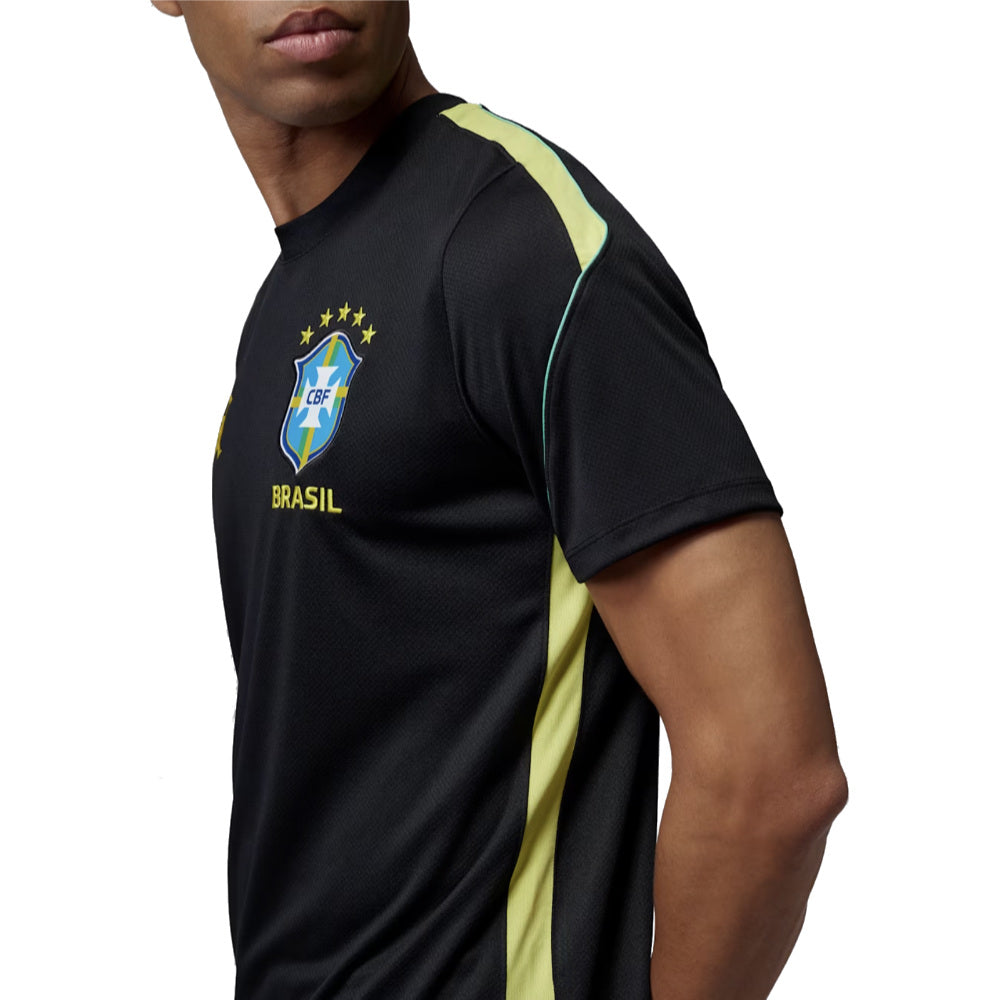 2026-2027 Brazil Strike Jordan Dri-FIT Training Shirt (Black)_3