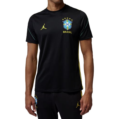 2026-2027 Brazil Strike Jordan Dri-FIT Training Shirt (Black)_3