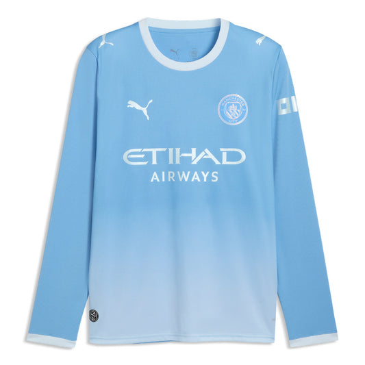 2026-2027 Man City Home Long Sleeve Shirt_1