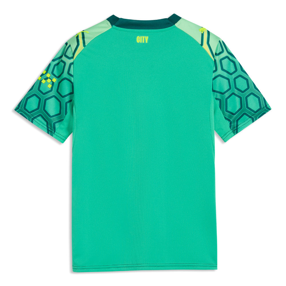2026-2027 Man City Goalkeeper Shirt (Green) - Kids_1