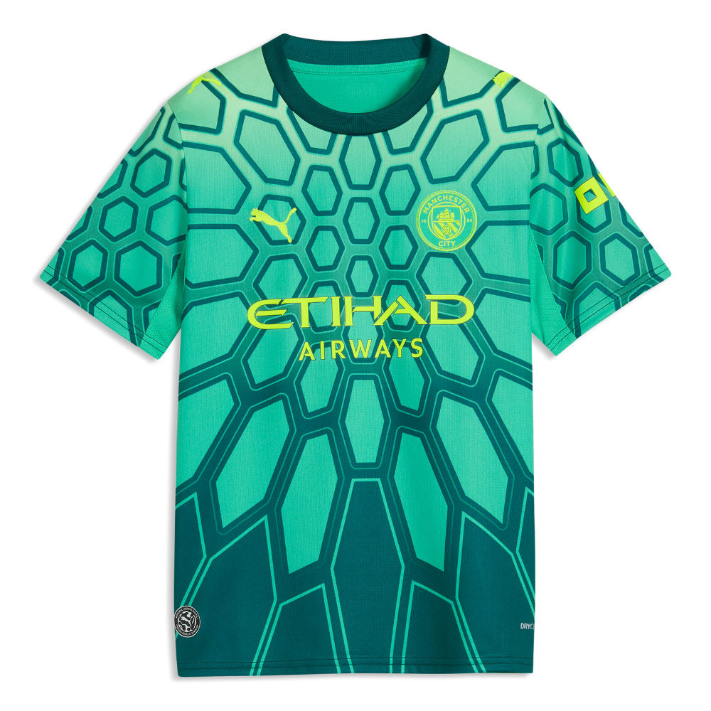 2026-2027 Man City Goalkeeper Shirt (Green) - Kids_1