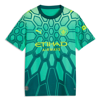 2026-2027 Man City Goalkeeper Shirt (Green) - Kids_1