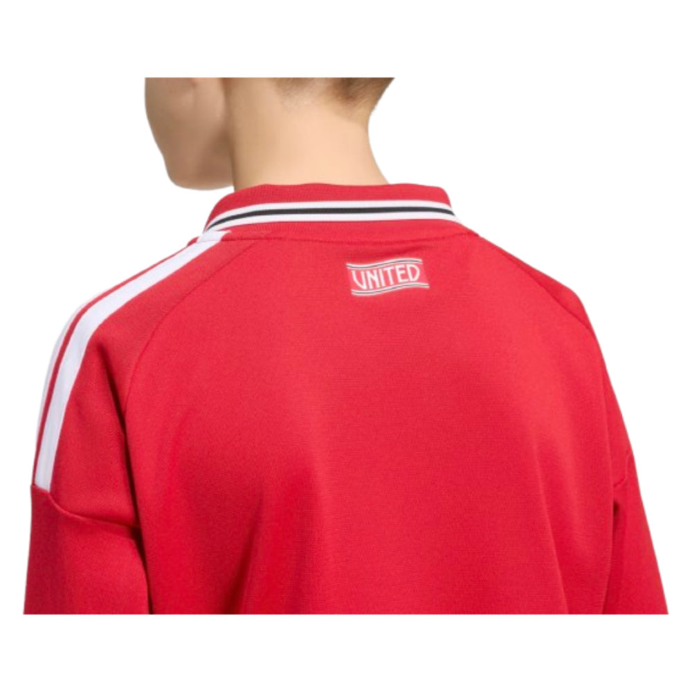 2026-2027 Man Utd Long Sleeve Home Shirt (Kids)_2