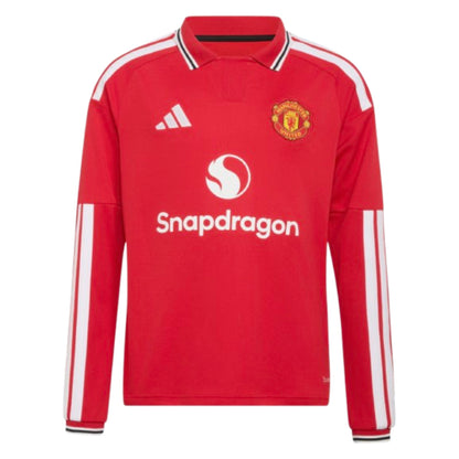 2026-2027 Man Utd Long Sleeve Home Shirt (Kids)_2