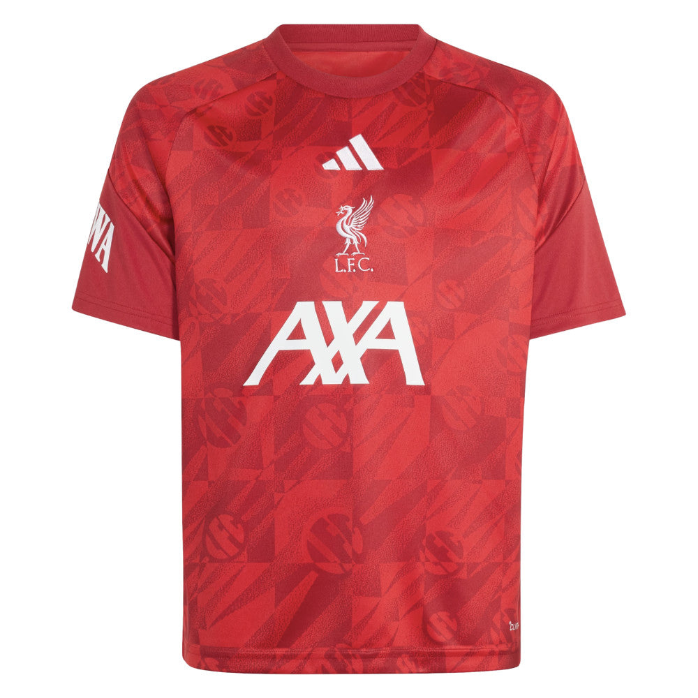 2026-2027 Liverpool Pre-Match Warm Up Shirt (Active Maroon) - Kids_2