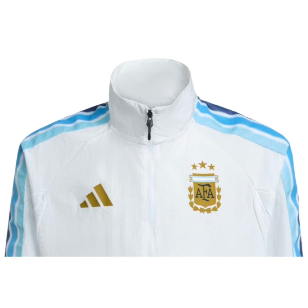 2026-2027 Argentina Anthem Jacket (White) - Kids_1