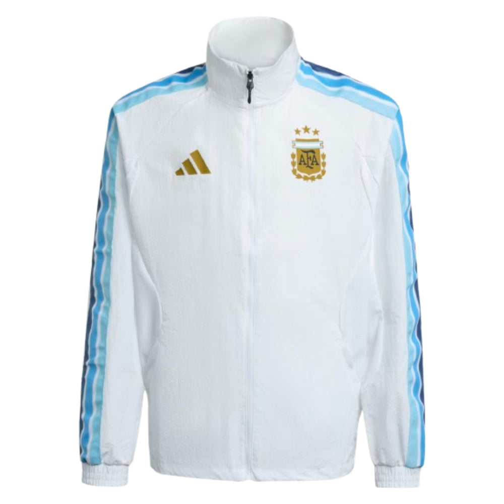 2026-2027 Argentina Anthem Jacket (White) - Kids_1