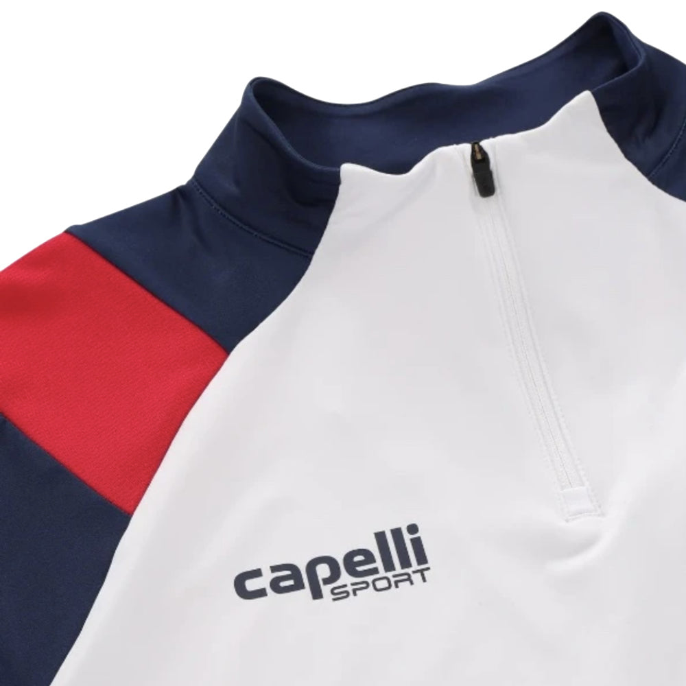 2025-2026 Serbia 1/4 Zip Training Top (White)_2