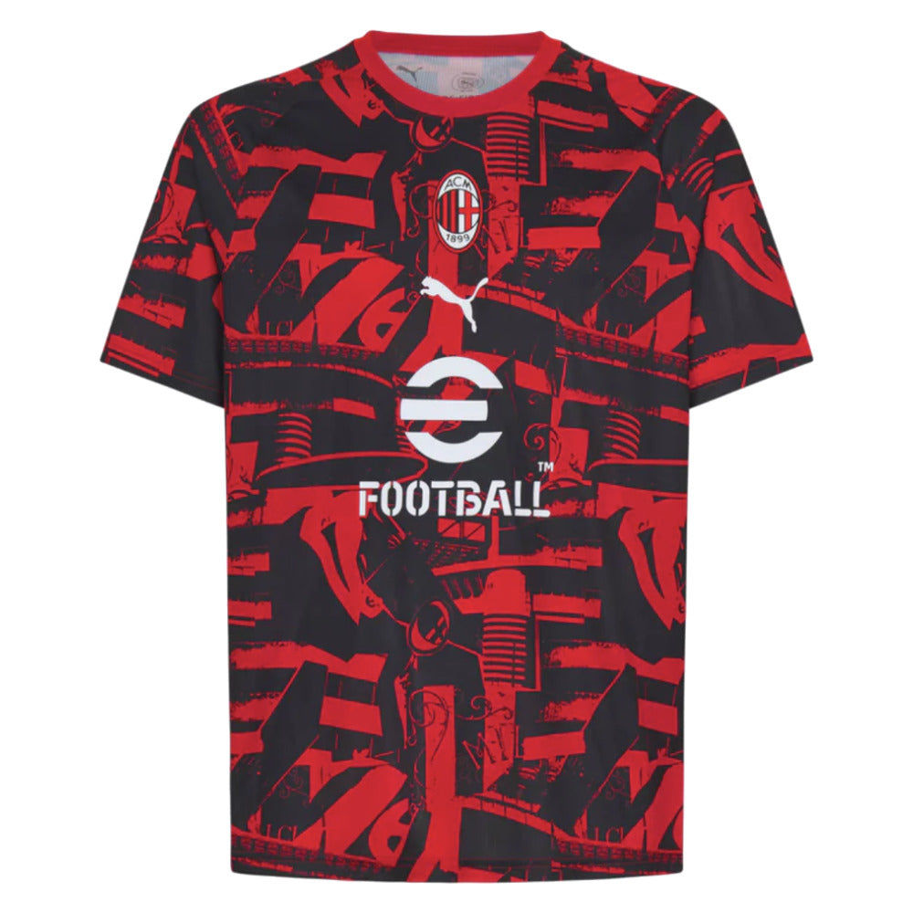 2026-2027 AC Milan Warm Up Jersey (Red)_2