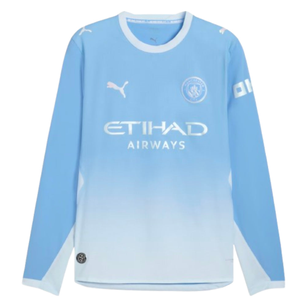 2026-2027 Man City Authentic Long Sleeve Home Shirt_2