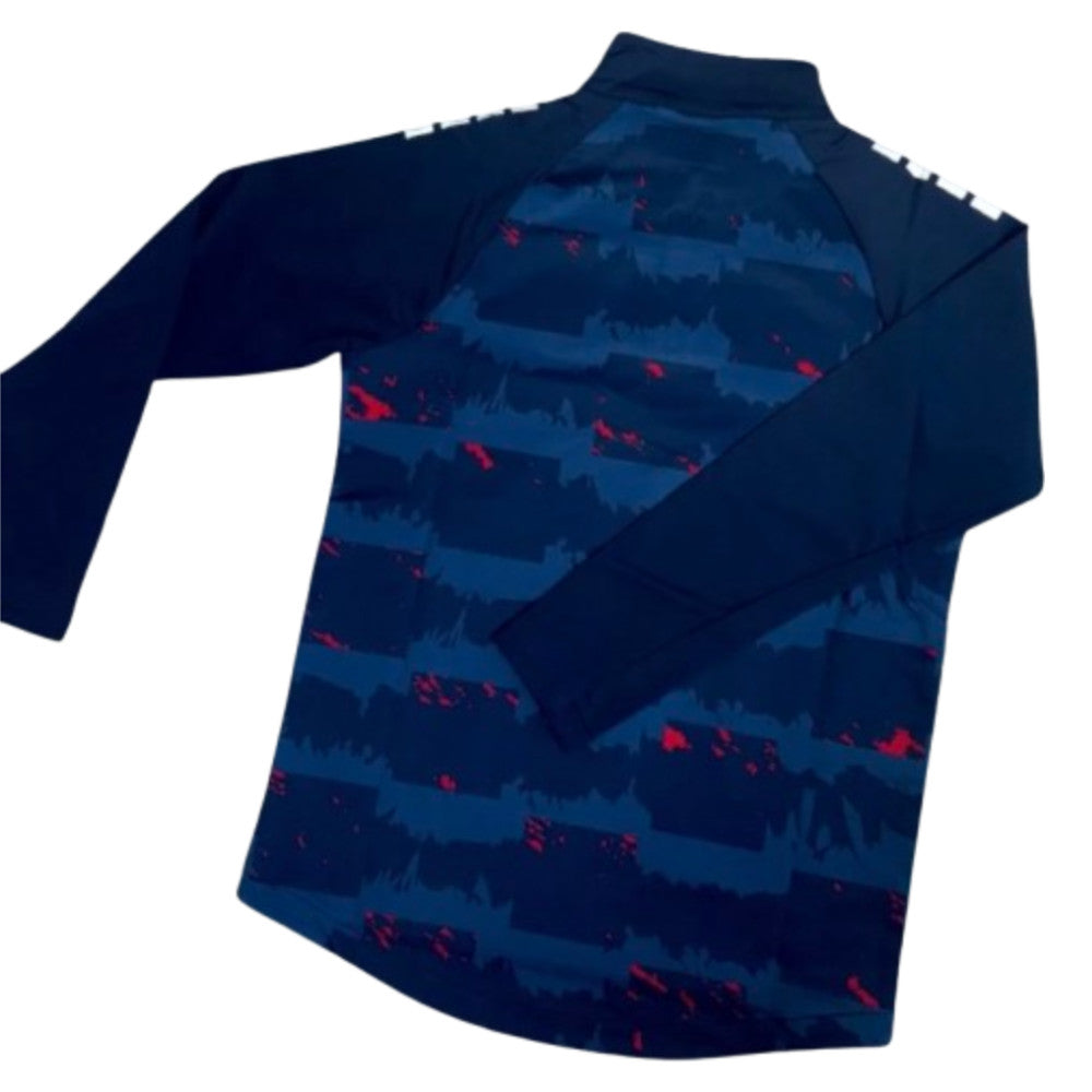 2025-2027 Serbia Pre-Match 1/4 Zip Top (Navy)_2