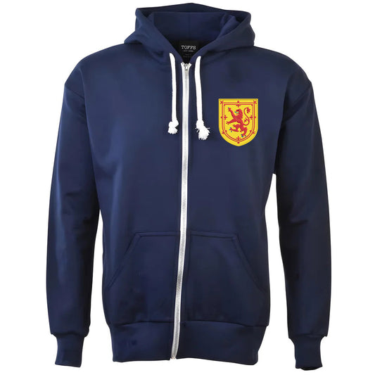 Scotland 1958 Zipped Hoodie - Navy_0