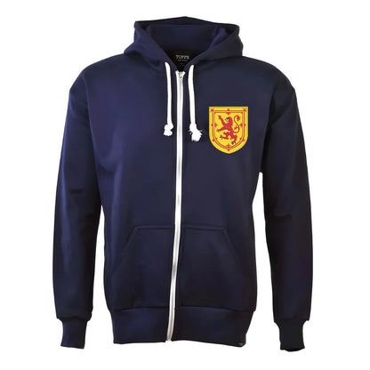 Scotland 1970's Zipped Hoodie - Navy_0