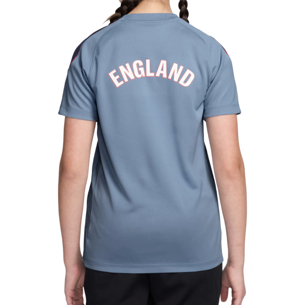 2026-2027 England Strike Training Shirt (Work Blue) - Kids_2