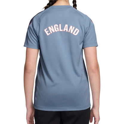 2026-2027 England Strike Training Shirt (Work Blue) - Kids_2