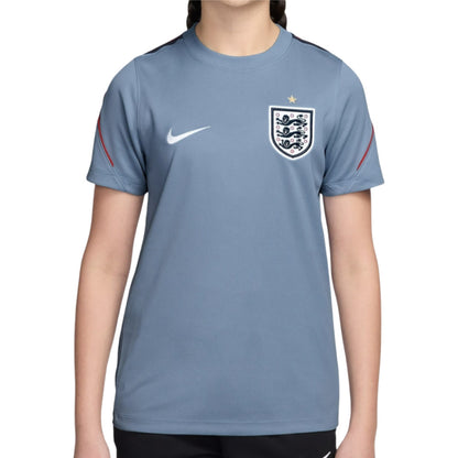2026-2027 England Strike Training Shirt (Work Blue) - Kids_2