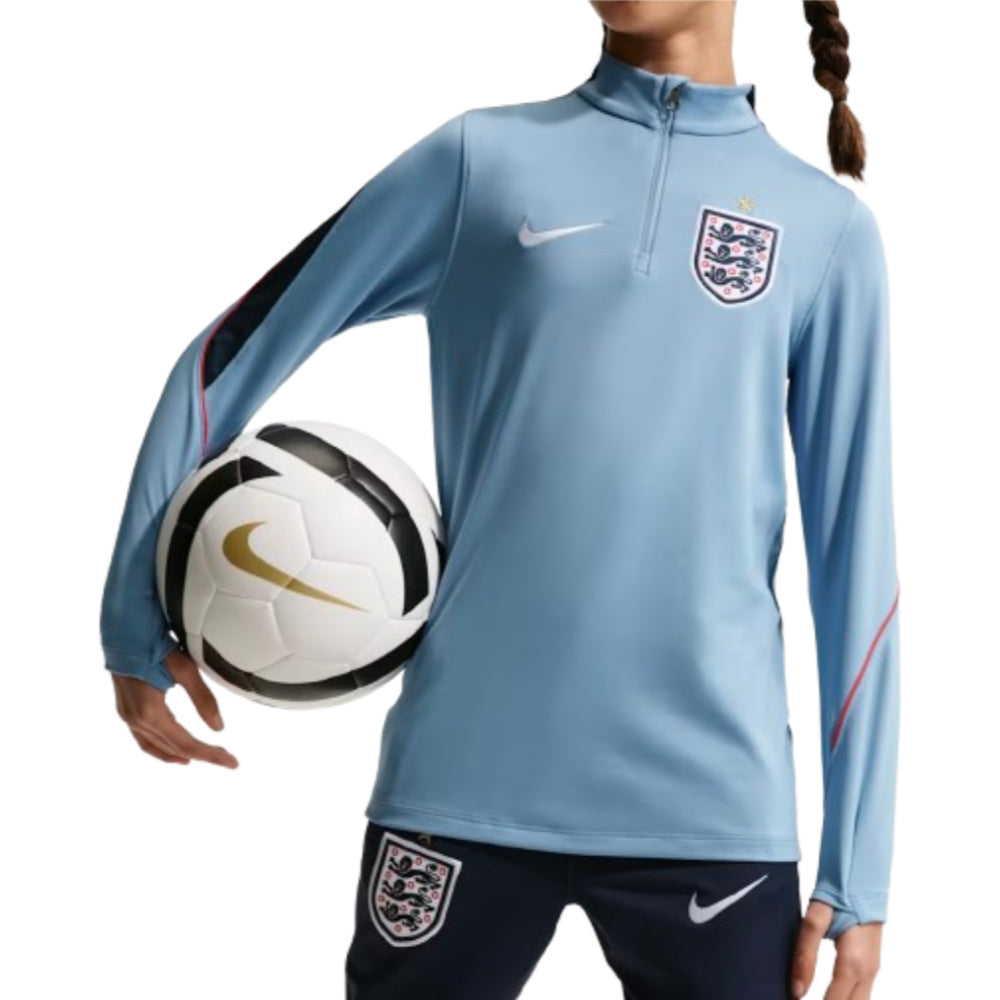 2026-207 England Drill Top (Work Blue) - Kids_1