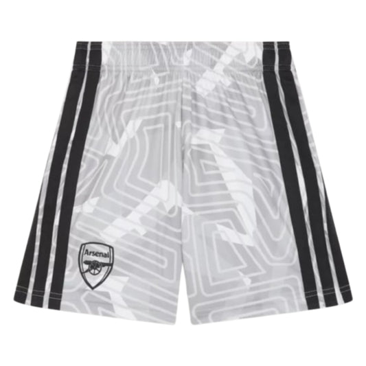 2026-2027 Arsenal Home Goalkeeper Shorts (Grey) - Kids_0