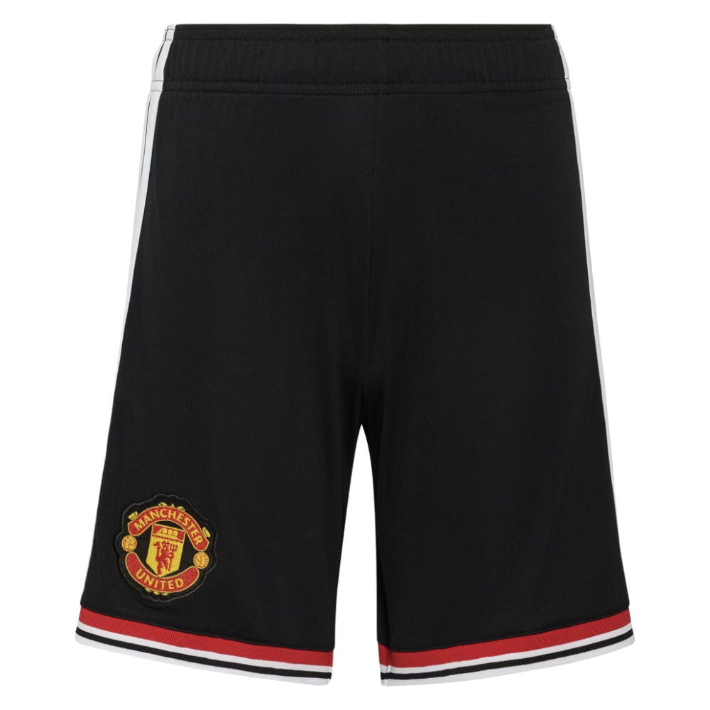 2026-2027 Man Utd Home Shorts (Black) - Kids_0