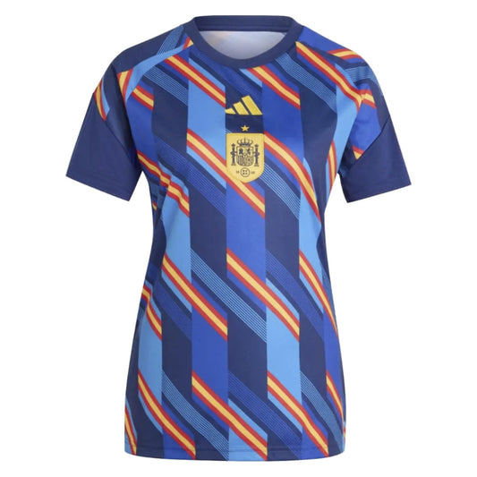 2026-2027 Spain Home Pre-Match Shirt (Dark Blue) - Womens_0